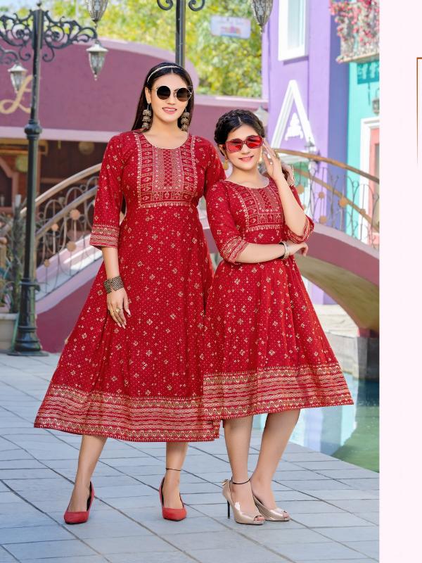 Banwery Me And Mom Vol 2 Mother Daughter Designer Kurti Collection